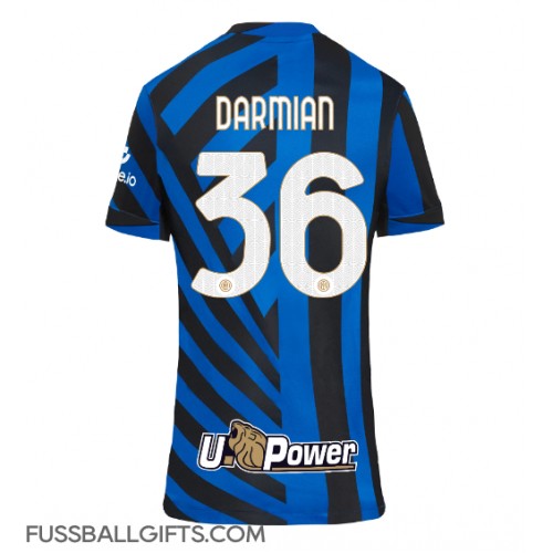 Inter Milan Matteo Darmian #36 Fußballbekleidung Heimtrikot Damen 2024-25 Kurzarm